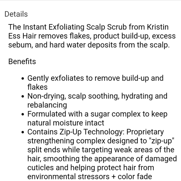 KRISTIN ESS HAIR INSTANT EXFOLIATING SCALP SCRUB. - Picture 4 of 5